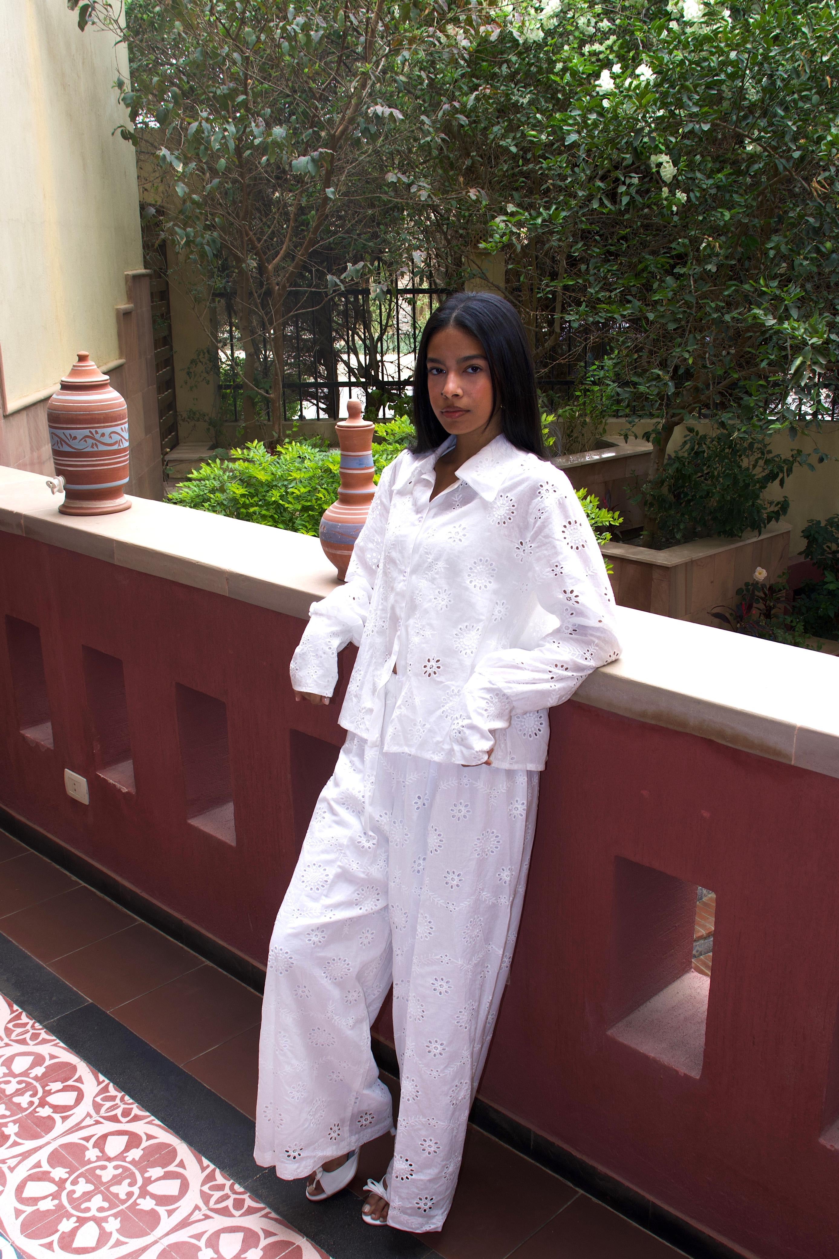 CUTWORK SET - WHITE