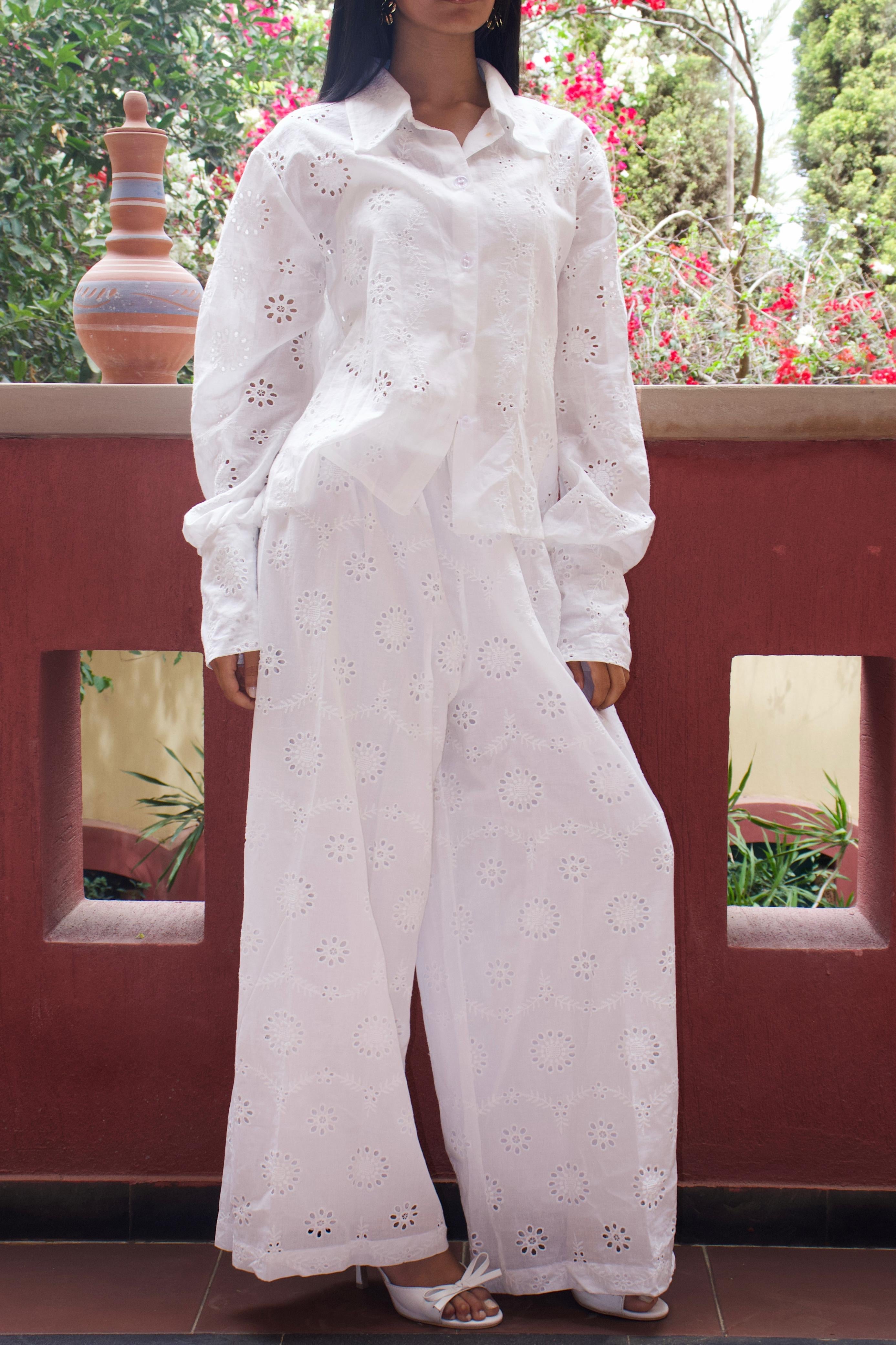 CUTWORK SET - WHITE