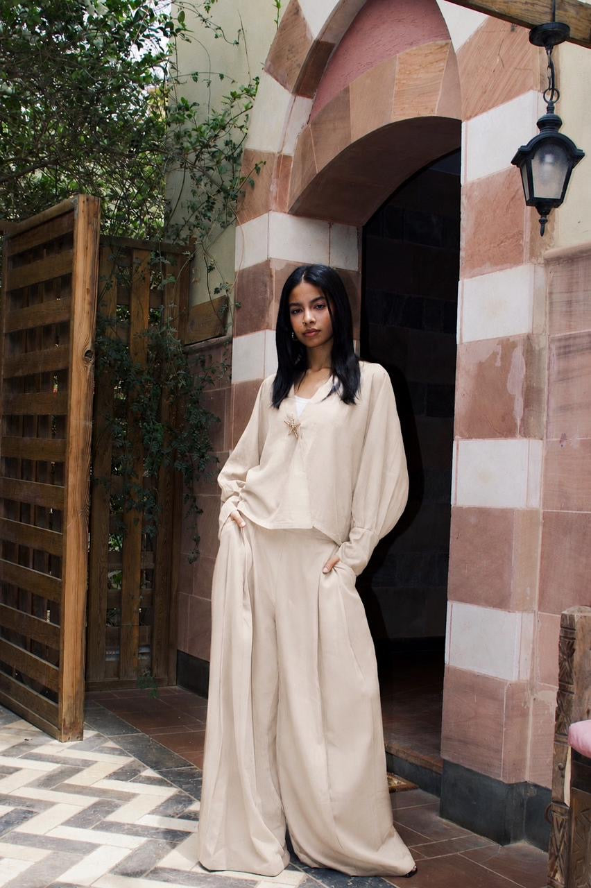 LINEN SET - BEIGE